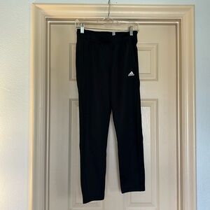 Adidas black snap on/tearaway pants women XS